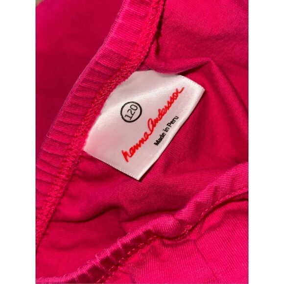 Beautiful Girls Hanna Andersson Magenta Halter Dress size 6-7 Good Condition - Picture 3 of 4